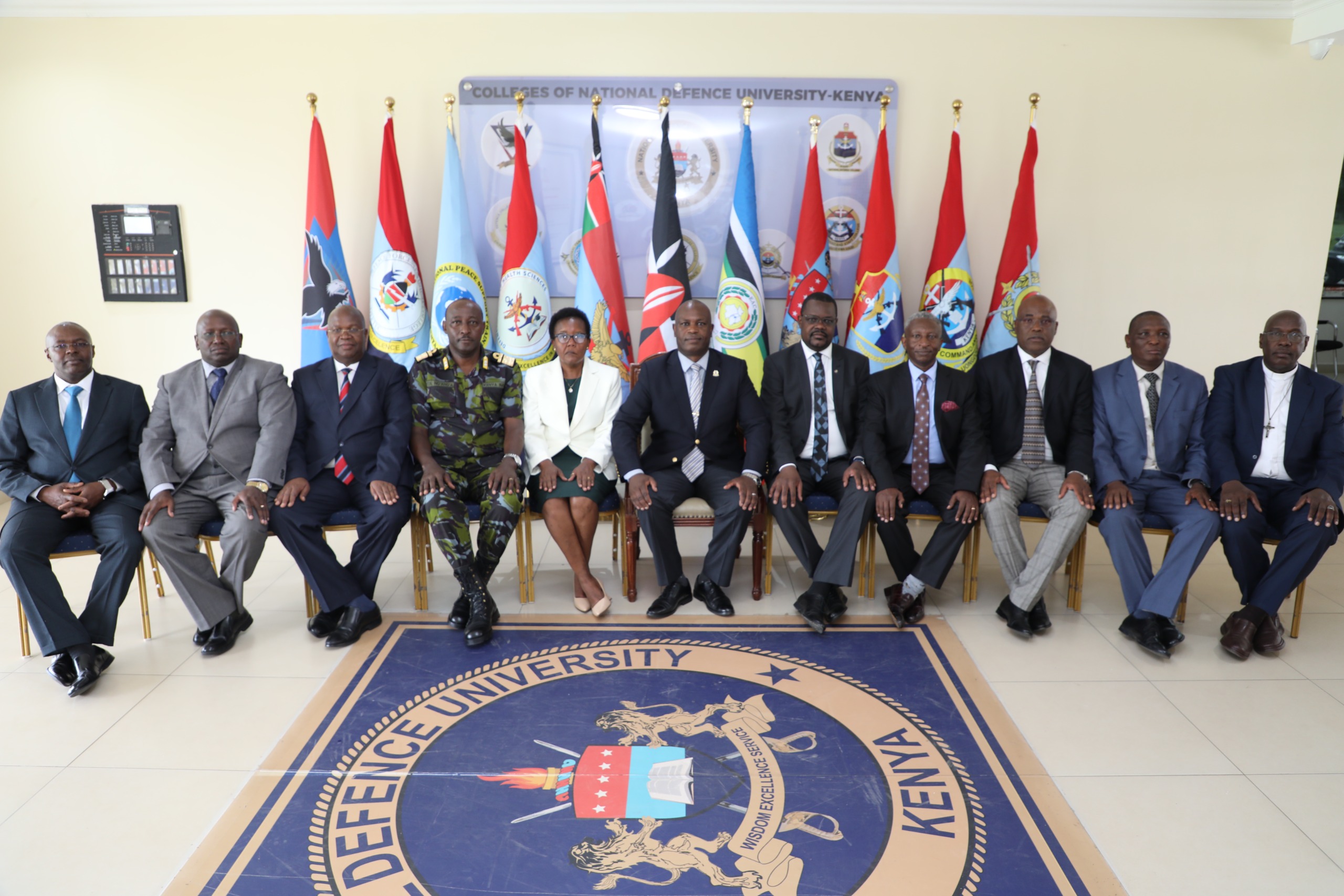 Group photo at National Defence University